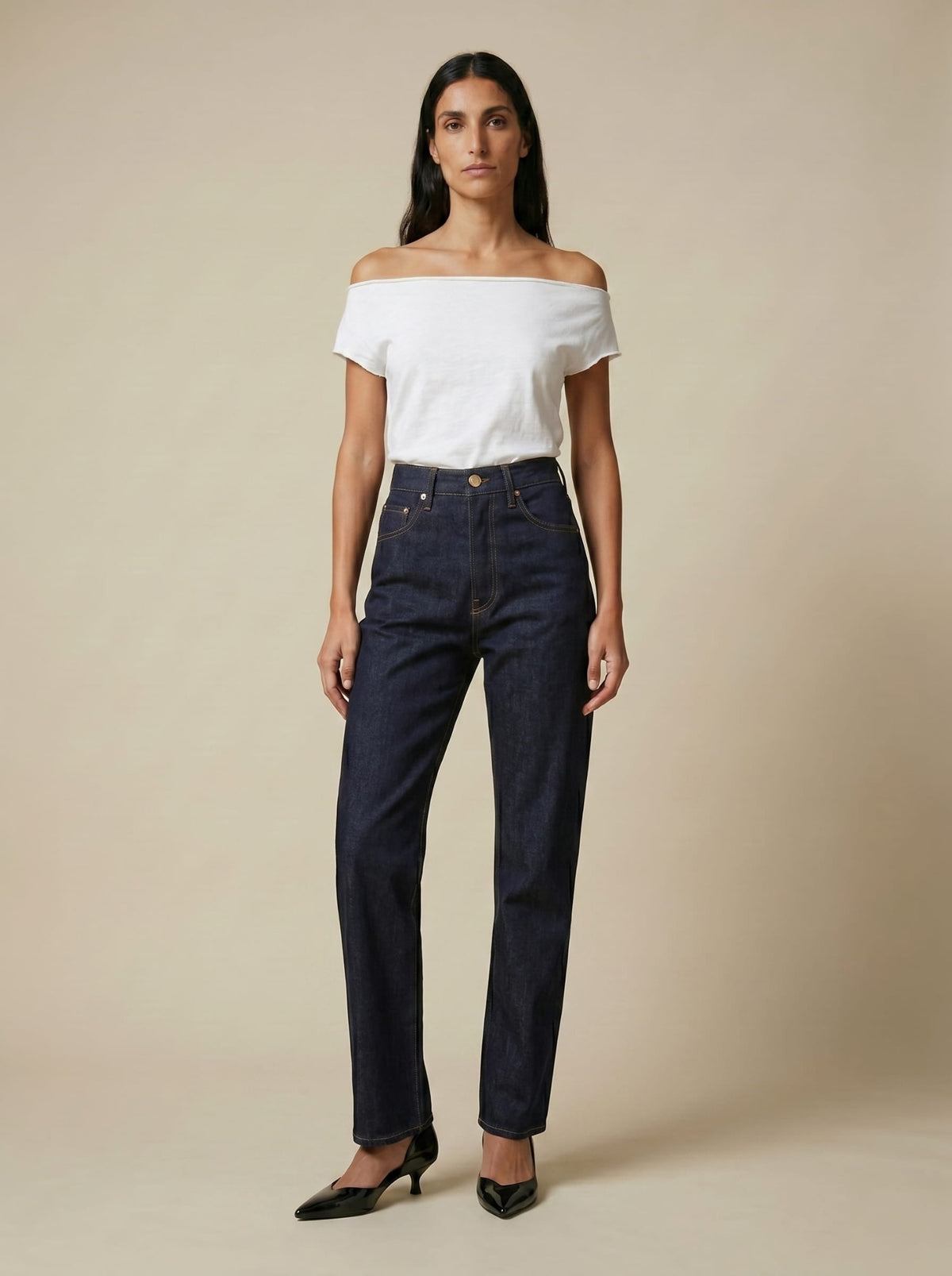 Women’s Alltrueist jeans, front view