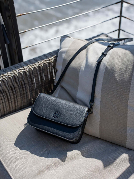 HARMONY | Black - Crossbody Bag - Made with MIRUM® | Vegan Bags by jeane &amp; jax at ALLTRUEIST