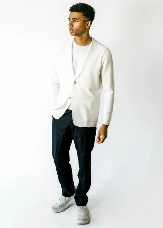 THOMAS | Ecoviscose Knitted Cardigan-Blazer