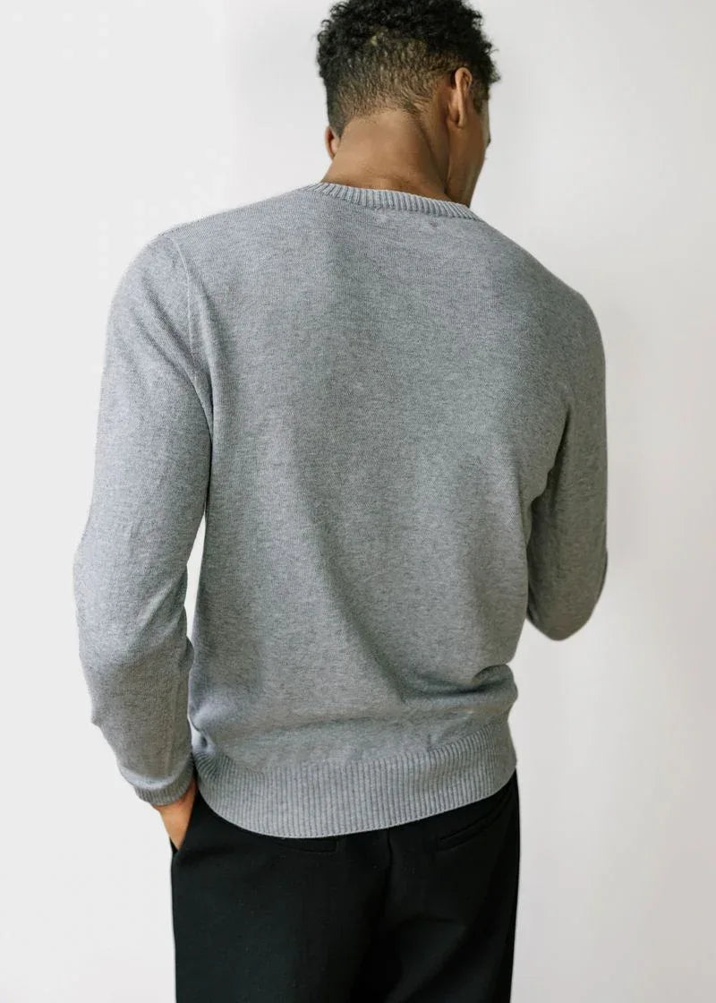CAL | Egyptian Cotton Long Sleeve Crewneck Sweater