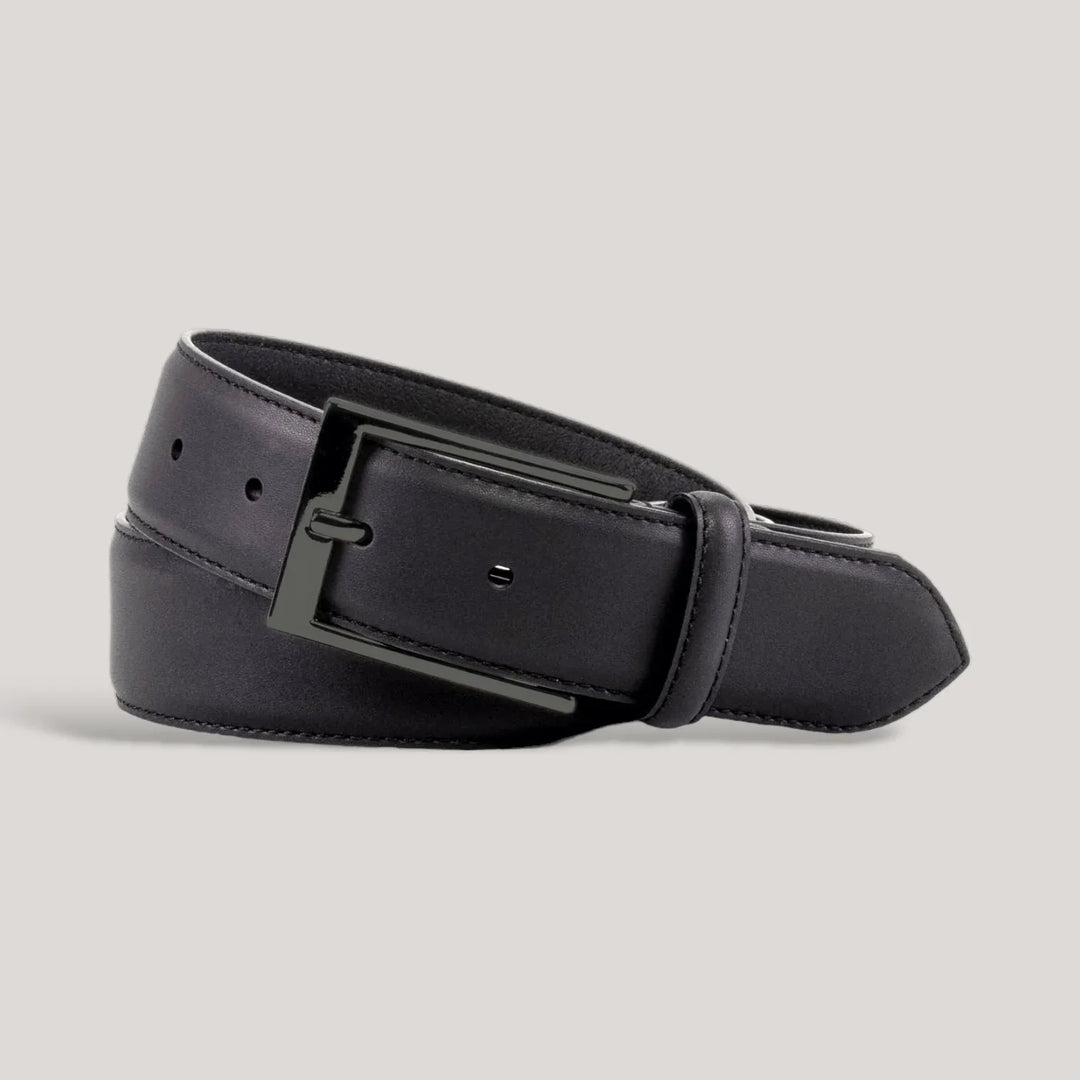 SOPHOS - Black Vegan Belt - Graphite | Made To Order | Sustainable Belts | ALLTRUEIST