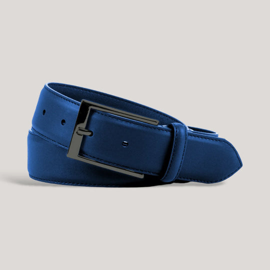 SOPHOS - Ultramarine Blue Vegan Belt - Graphite | Made To Order | Sustainable Belts | ALLTRUEIST