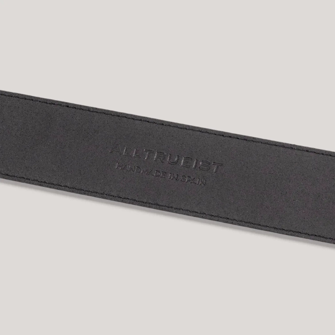 SOPHOS - Black Vegan Belt - Graphite | Made To Order | Sustainable Belts | ALLTRUEIST