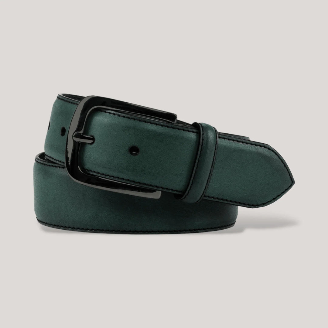 LUMEN - Forest Green Vegan Belt - Graphite | Made To Order | Sustainable Belts | ALLTRUEIST
