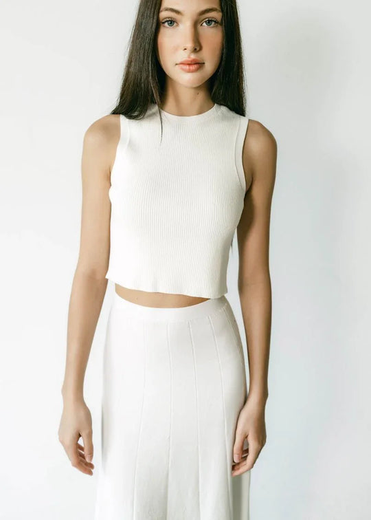 CAMILLE | Cropped Sleeveless Top