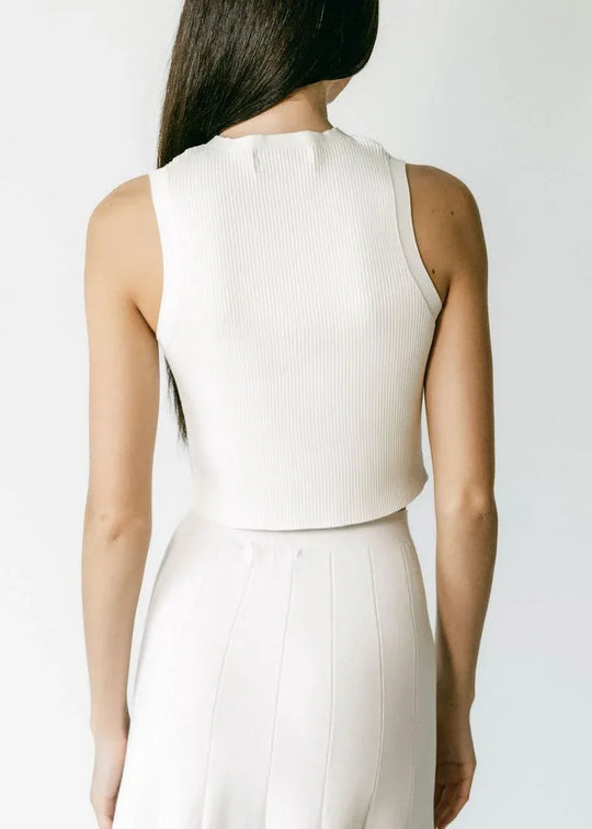 CAMILLE | Cropped Sleeveless Top
