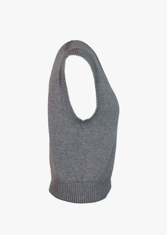 GIA | Egyptian Cotton V-Neck Sweater Vest
