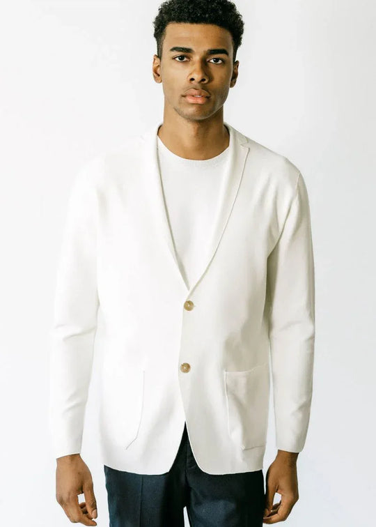 THOMAS | Ecoviscose Knitted Cardigan-Blazer