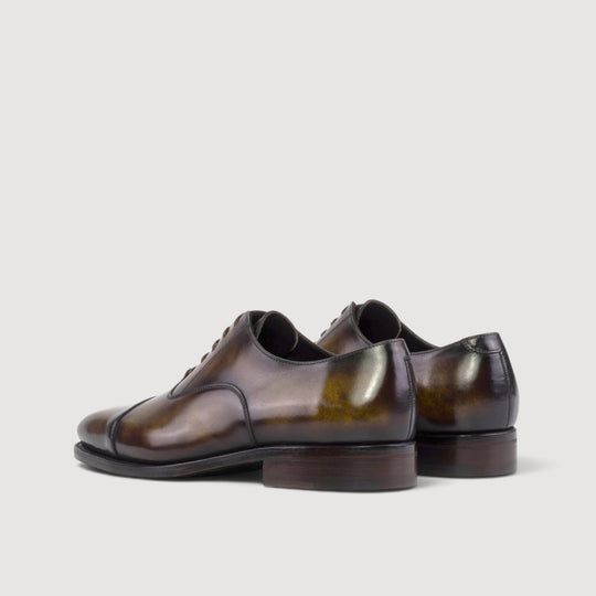 Cap-Toe Oxford Shoes - Tobacco - Museum Patina | Goodyear Welt
