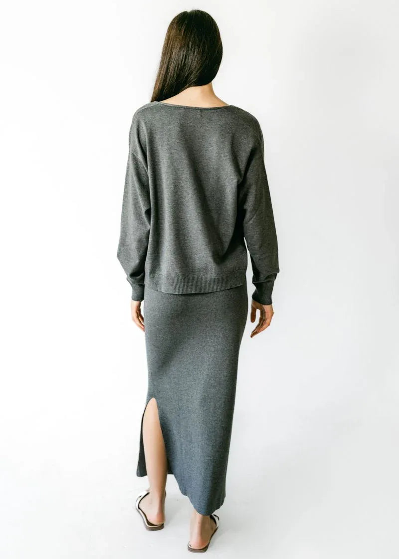 GRETA | High Waisted Long Skirt