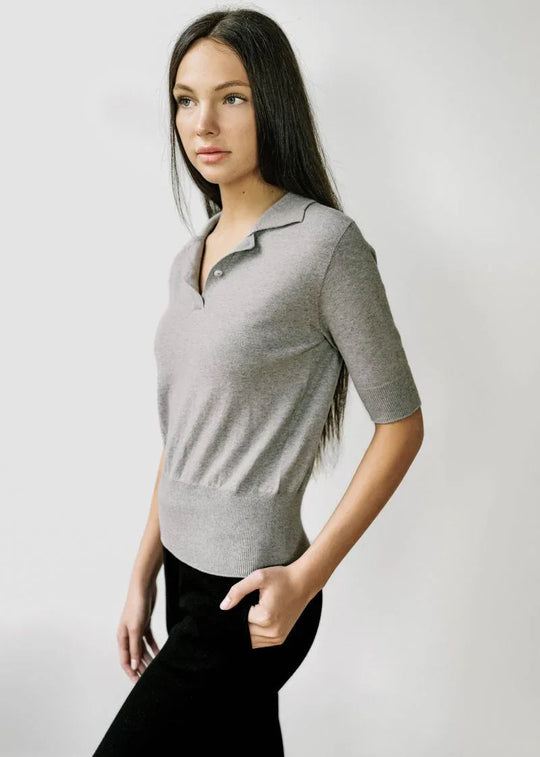 AUDREY | Egyptian Cotton Polo Shirt