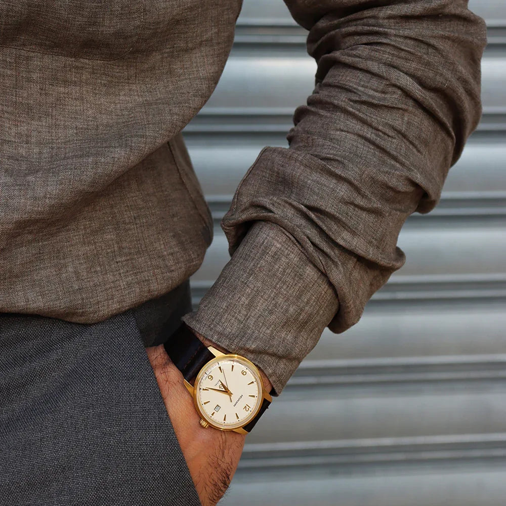 Initial N° 1 | GOLD - OFF-WHITE | 40 mm Watch