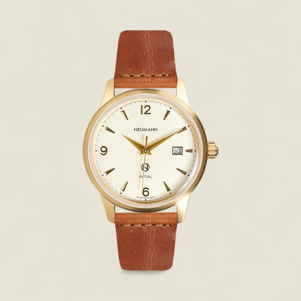 Initial N° 1 | GOLD - OFF-WHITE | 40 mm Watch