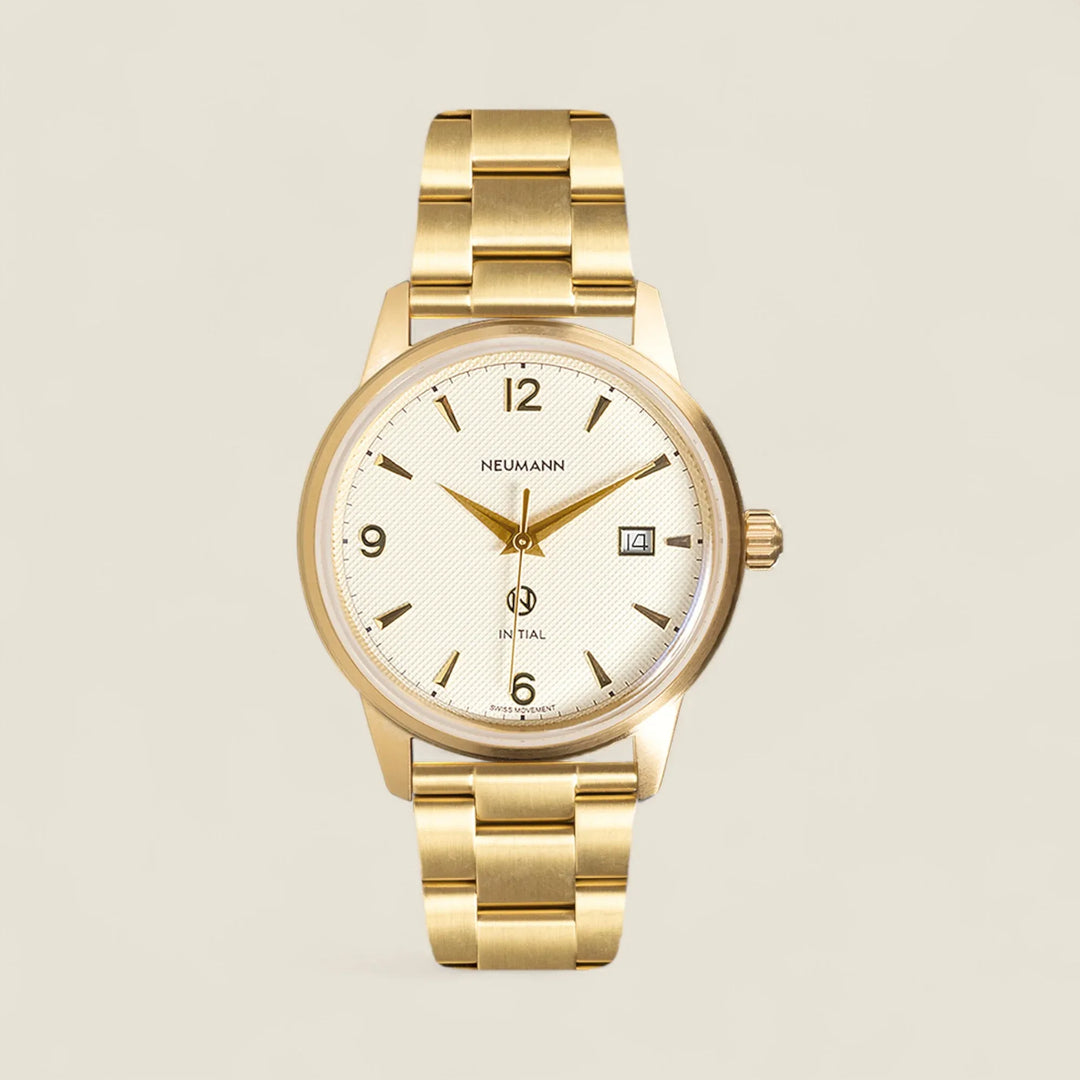 Initial N° 1 | GOLD - OFF-WHITE | 40 mm Watch