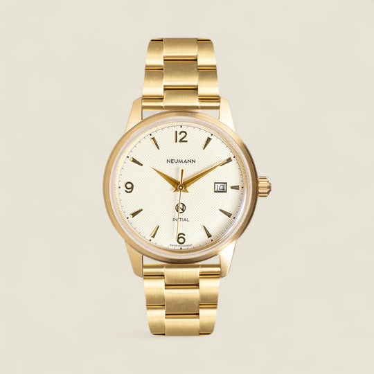 Initial N° 1 | GOLD - OFF-WHITE | 40 mm Watch
