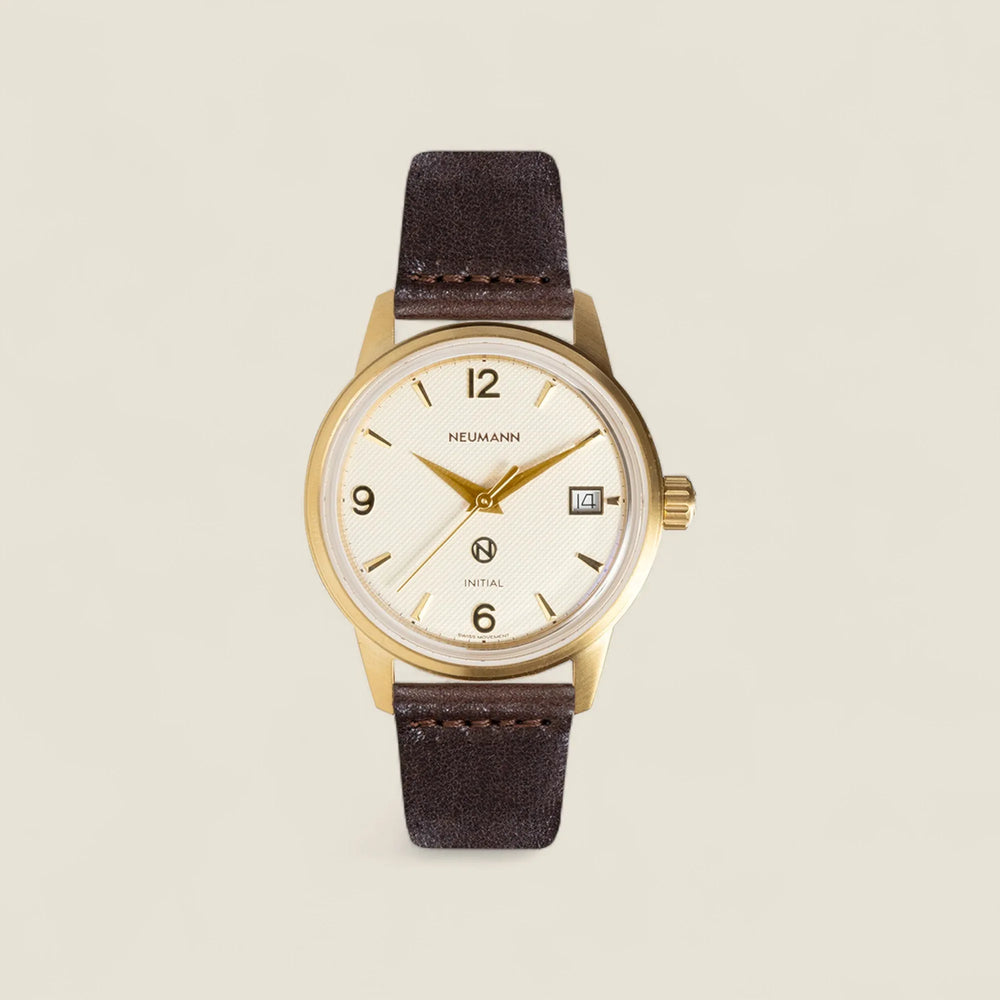 Initial N° 1 | GOLD - OFF-WHITE | 36 mm Watch