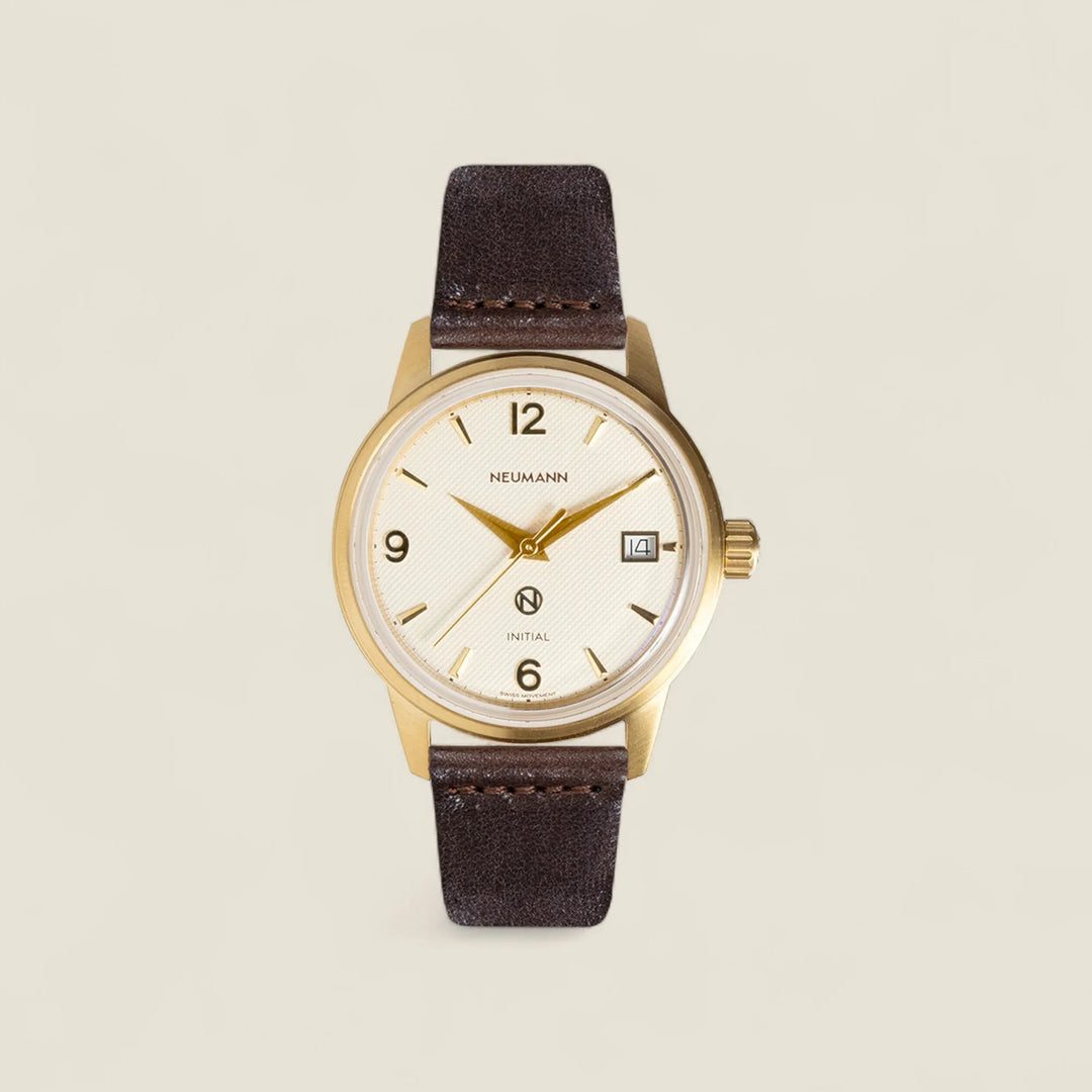Initial N° 1 | GOLD - OFF-WHITE | 36 mm Watch