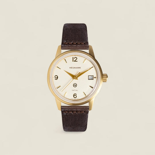 Initial N° 1 | GOLD - OFF-WHITE | 36 mm Watch