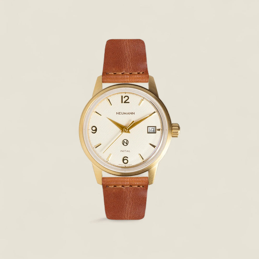 Initial N° 1 | GOLD - OFF-WHITE | 36 mm Watch