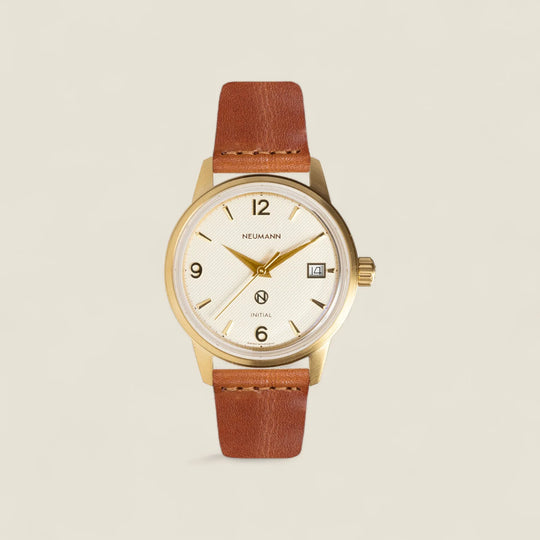Initial N° 1 | GOLD - OFF-WHITE | 36 mm Watch