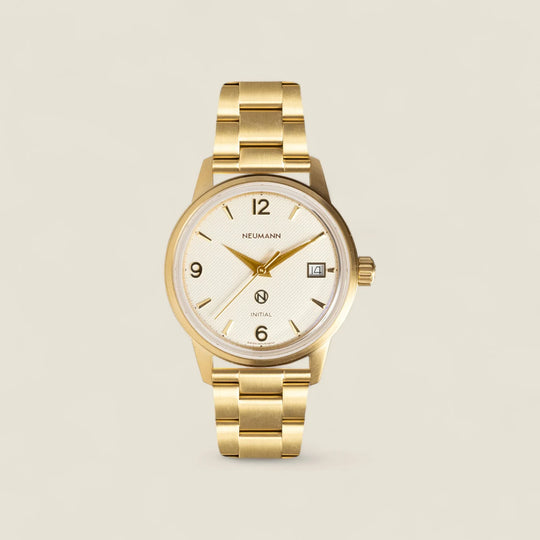 Initial N° 1 | GOLD - OFF-WHITE | 36 mm Watch