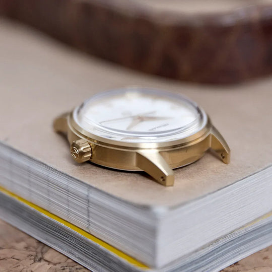 Initial N° 1 | GOLD - OFF-WHITE | 36 mm Watch