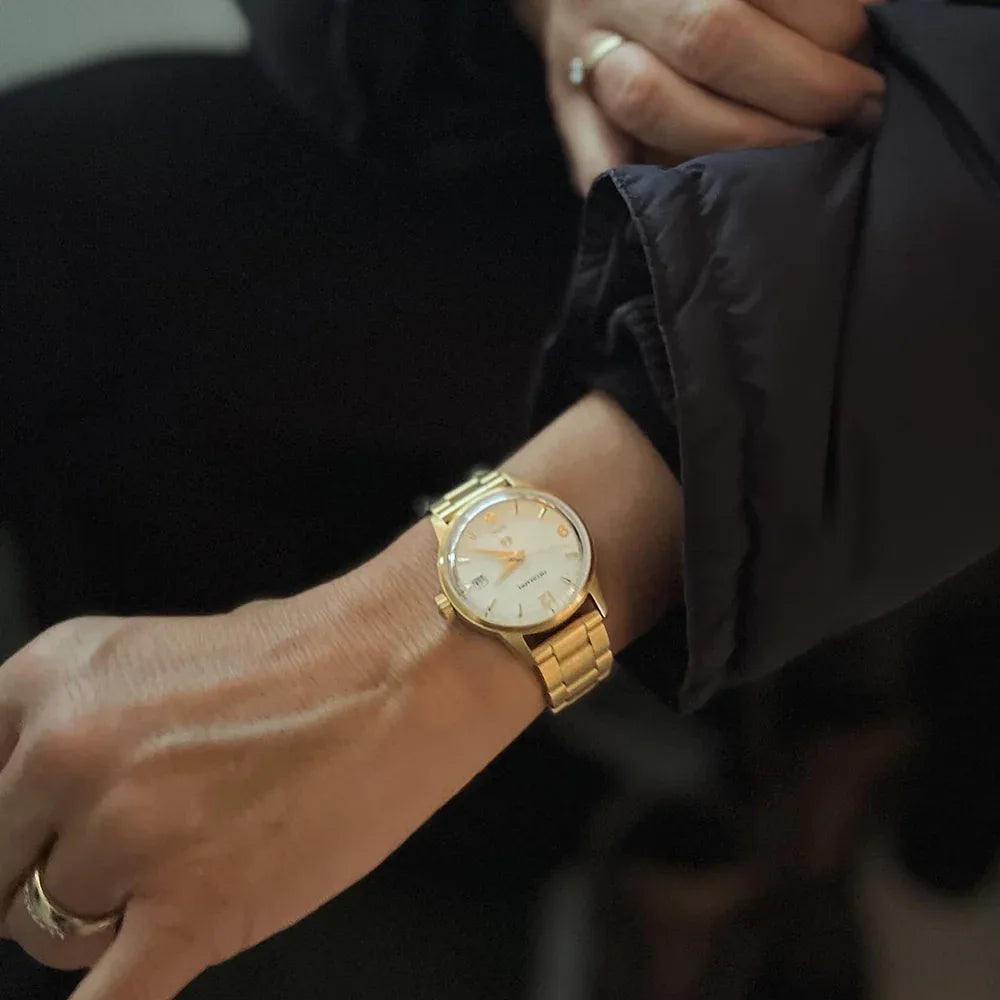 Initial N° 1 | GOLD - OFF-WHITE | 36 mm Watch