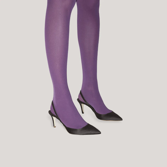 GABRIELLA | Brown - Satin Slingback Pumps | Women&