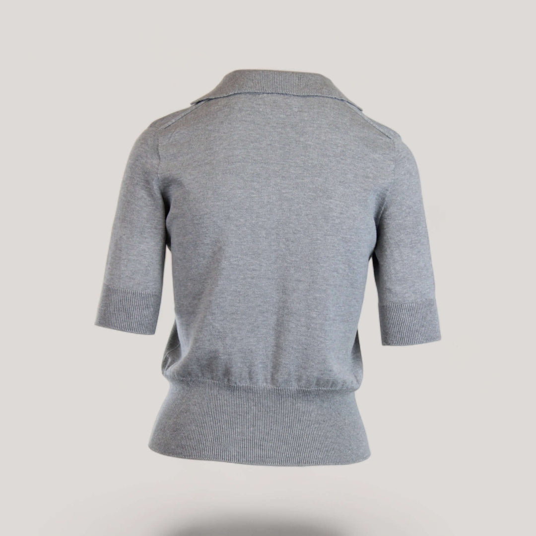 AUDREY | Egyptian Cotton Polo Shirt | COLOR: MICIO, BIANCO, INVERNO, PELLE, CORALLO, FIUME, ATLANTIDE, CACCIA, MARINE, NERO, CREMA, SOLE, TUORLO |3D Knitted by ALLTRUEIST