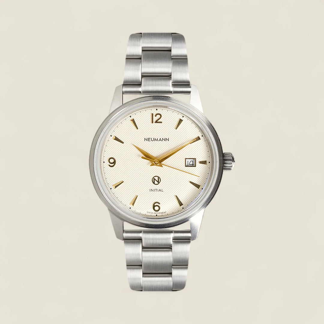 Initial N° 1 | STEEL - OFF-WHITE | 40 mm Watch