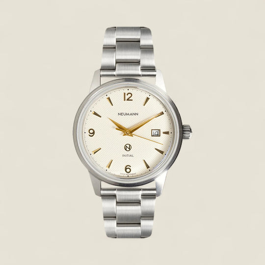 Initial N° 1 | STEEL - OFF-WHITE | 40 mm Watch