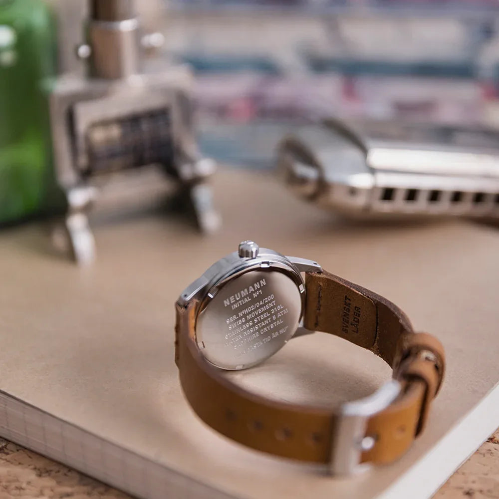 Initial N° 1 | STEEL - OFF-WHITE | 36 mm Watch
