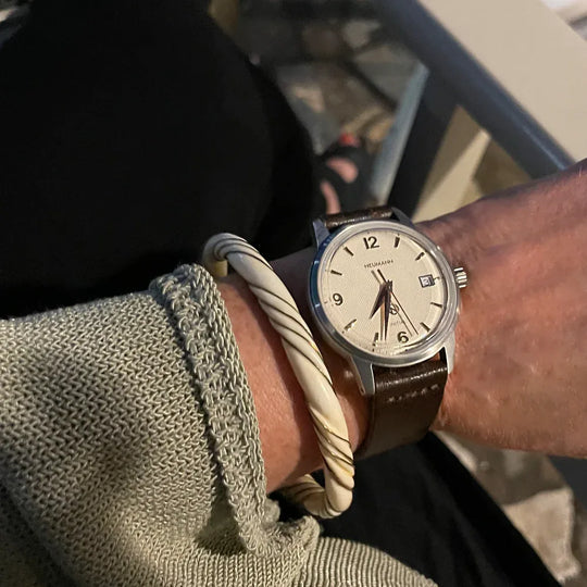 Initial N° 1 | STEEL - OFF-WHITE | 36 mm Watch