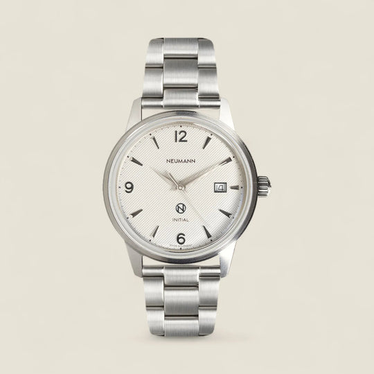 Initial N° 1 | STEEL - PEARL | 40 mm Watch