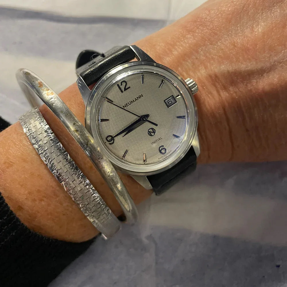 Initial N° 1 | STEEL - PEARL | 36 mm Watch