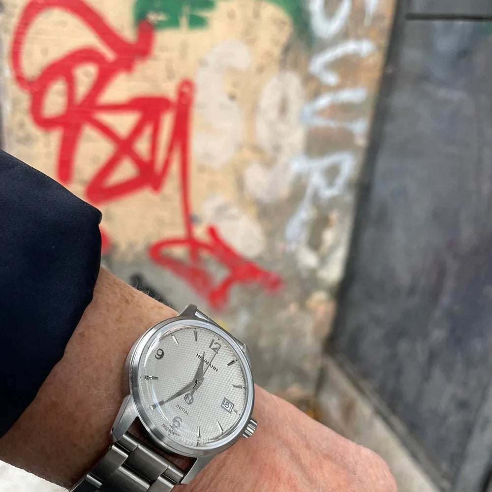 Initial N° 1 | STEEL - PEARL | 36 mm Watch