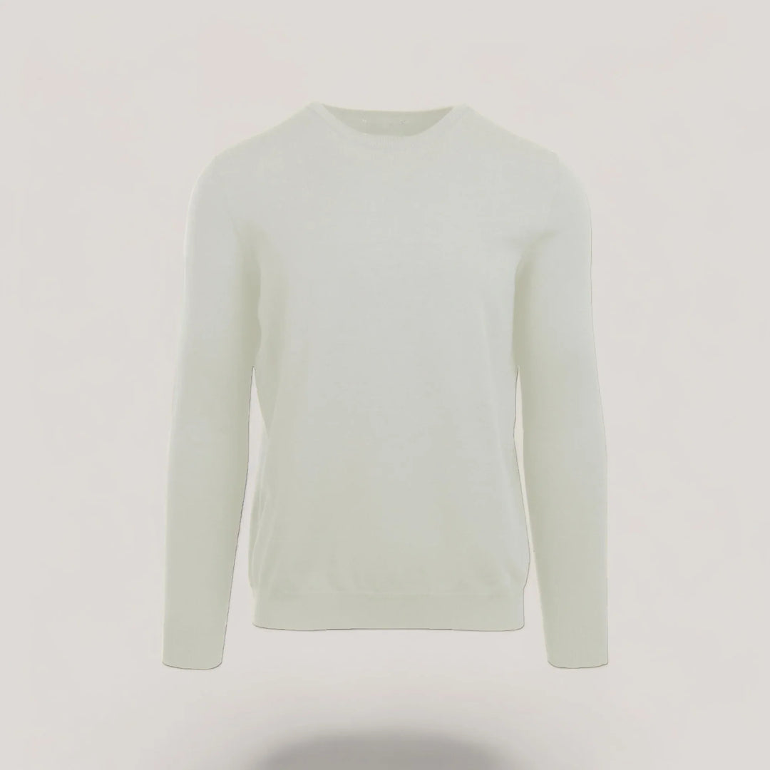 CALEB SHORT | Ecoviscose - Men's Crewneck Sweater in eco-friendly fabric, sustainable fashion, on-demand production