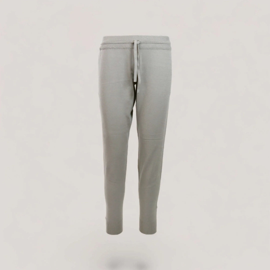 CHELSEA | Lounge Drawstring Joggers | COLOR: CEMENT, WHITE, PEACOCK, PEACH, MAGENTA, CRIMSON, IVORY, LIGHT BLUE, CHARCOAL, BORDEAUX, LODEN, NAVY, SLATE GREY, BLACK, LIGHT HEATHER GREY |3D Knitted by ALLTRUEIST