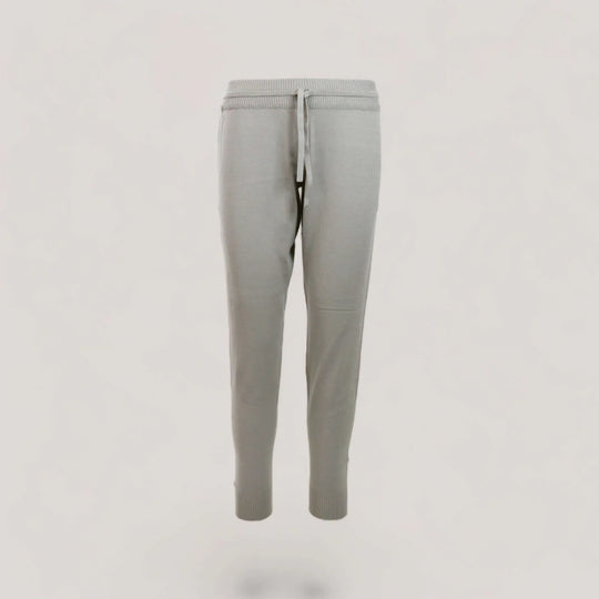 CHELSEA | Lounge Drawstring Joggers | COLOR: CEMENT, WHITE, PEACOCK, PEACH, MAGENTA, CRIMSON, IVORY, LIGHT BLUE, CHARCOAL, BORDEAUX, LODEN, NAVY, SLATE GREY, BLACK, LIGHT HEATHER GREY |3D Knitted by ALLTRUEIST