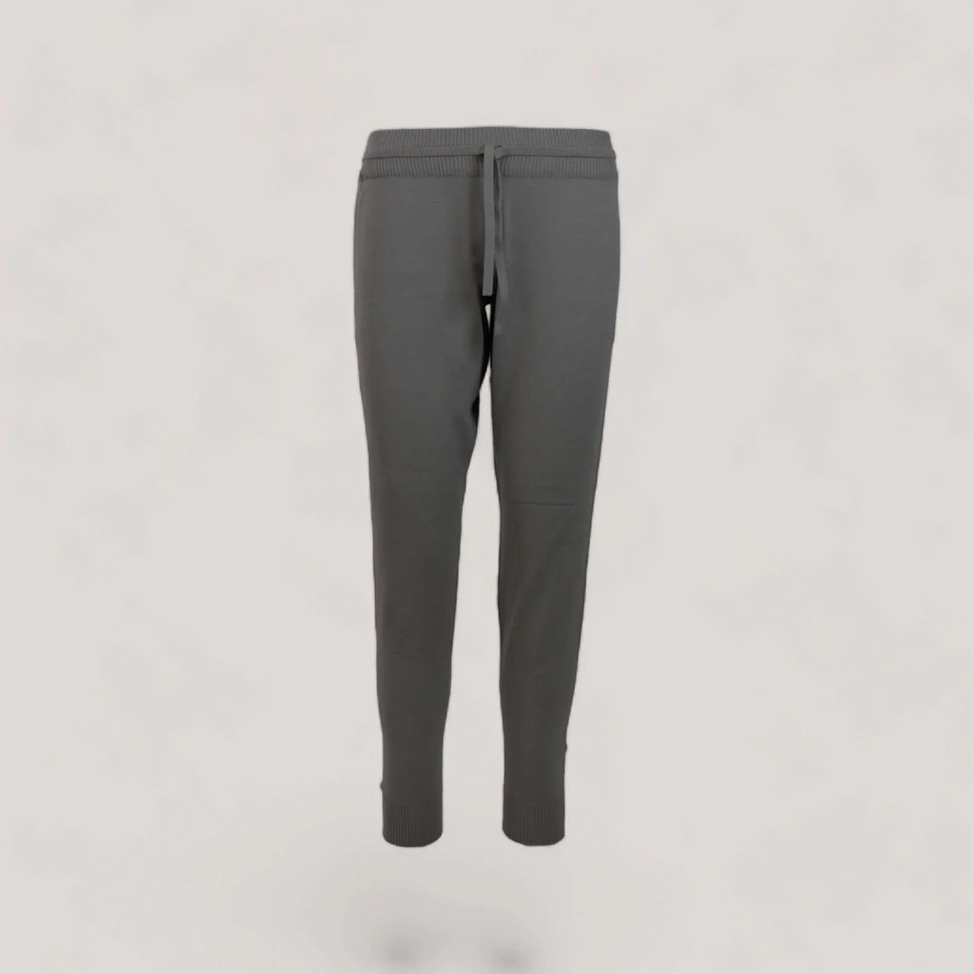 CHELSEA | Lounge Drawstring Joggers | COLOR: CHARCOAL |3D Knitted by ALLTRUEIST