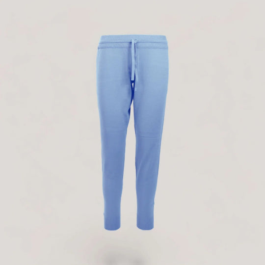 CHELSEA | Lounge Drawstring Joggers | COLOR: LIGHT BLUE |3D Knitted by ALLTRUEIST