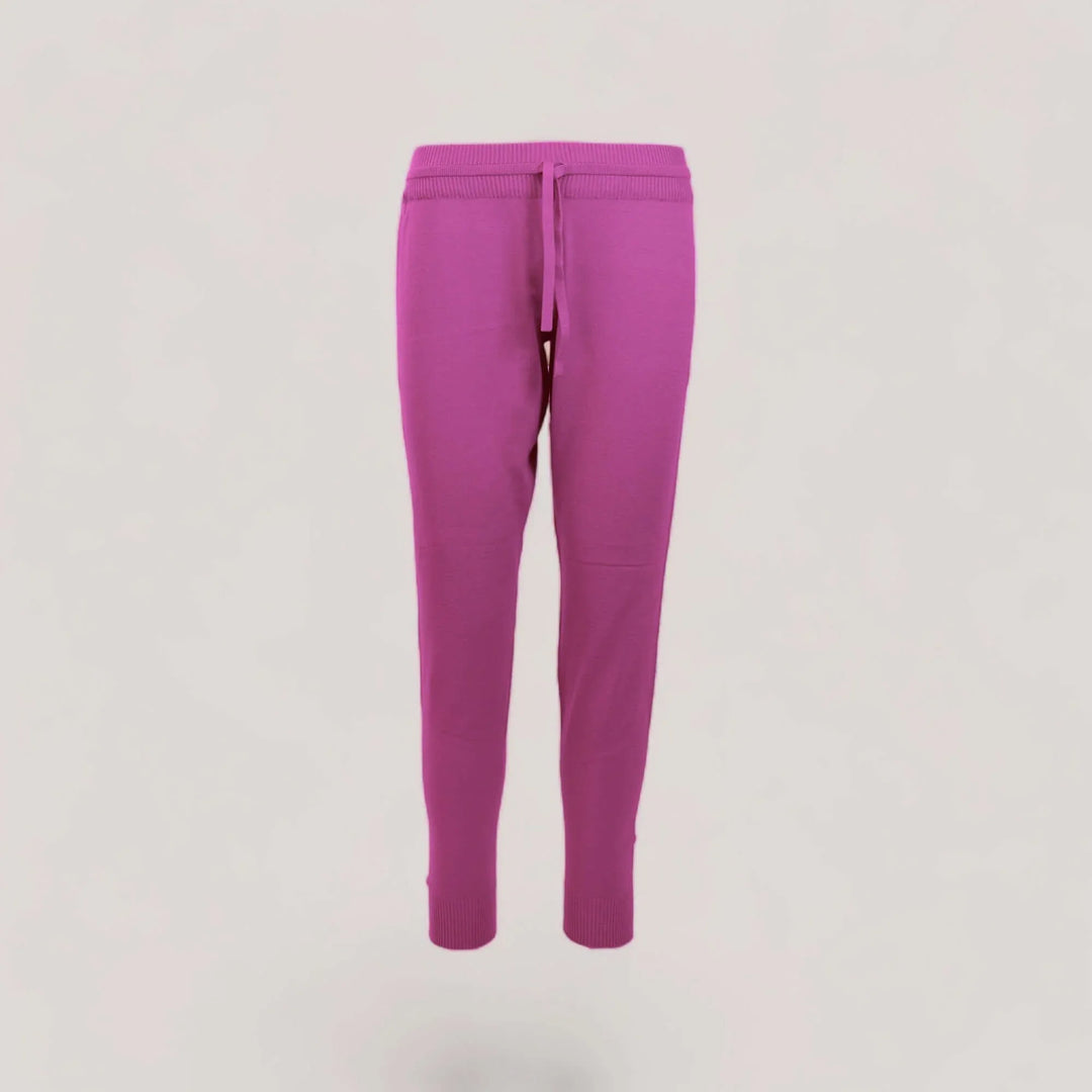 CHELSEA | Lounge Drawstring Joggers | COLOR: MAGENTA |3D Knitted by ALLTRUEIST