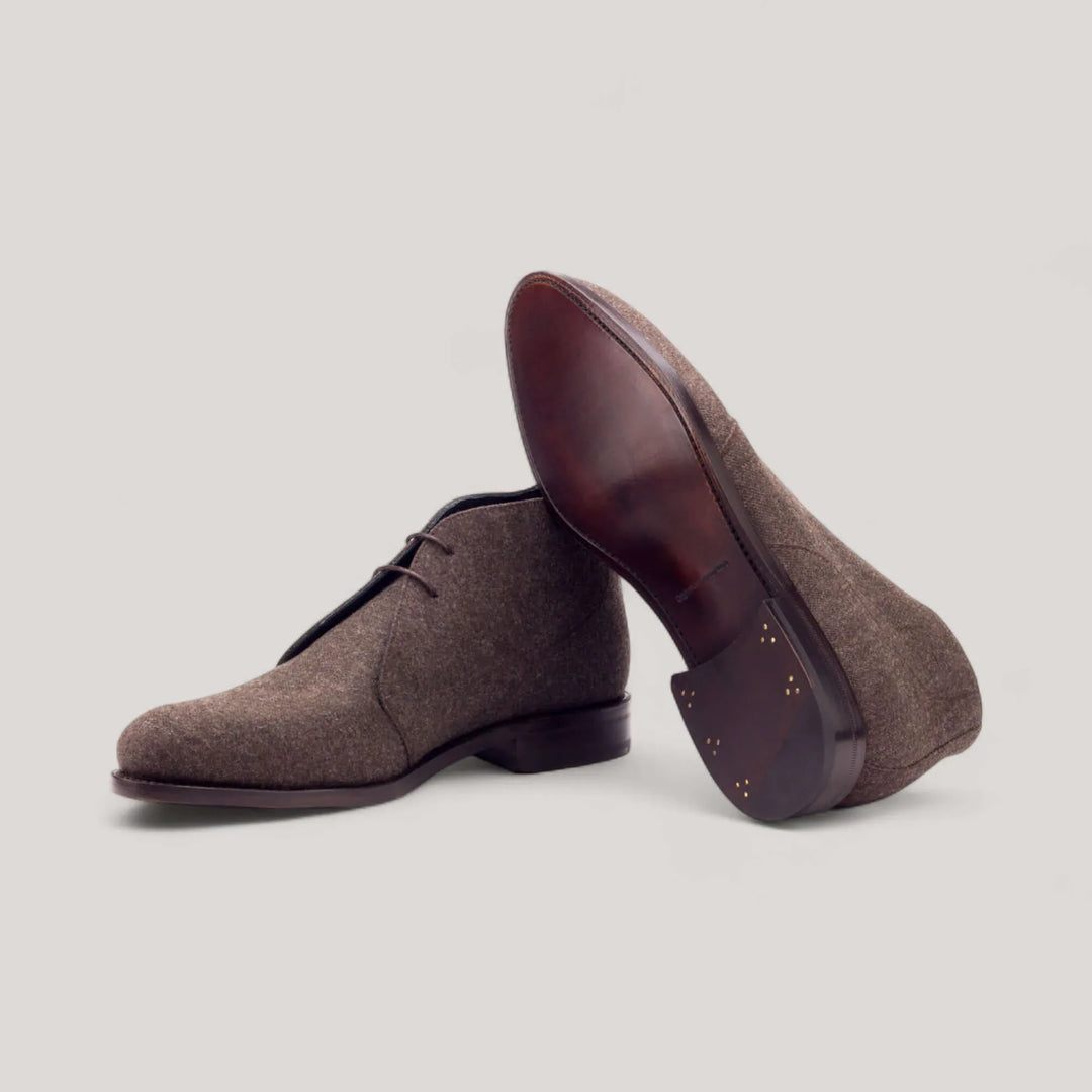 Chukka Boots - Brown - Flannel | Goodyear Welt