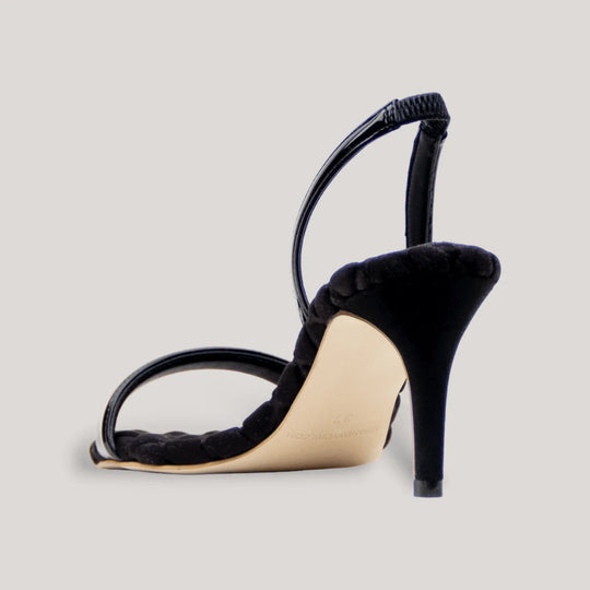 CLAUDIA | Black - Slingback Sandals | women&