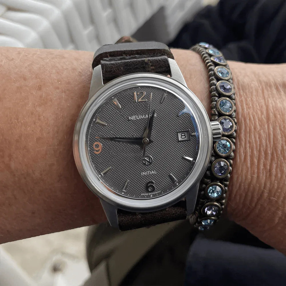 Initial N° 1 | STEEL - GREY | 36 mm Watch