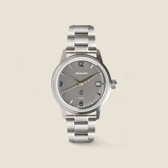 Initial N° 1 | STEEL - GREY | 36 mm Watch