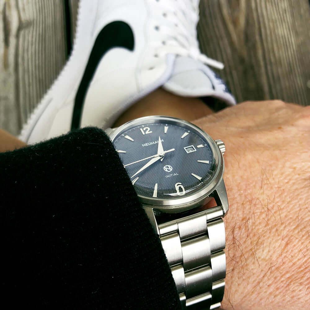 Initial N° 1 | STEEL - BLACK | 40 mm Watch