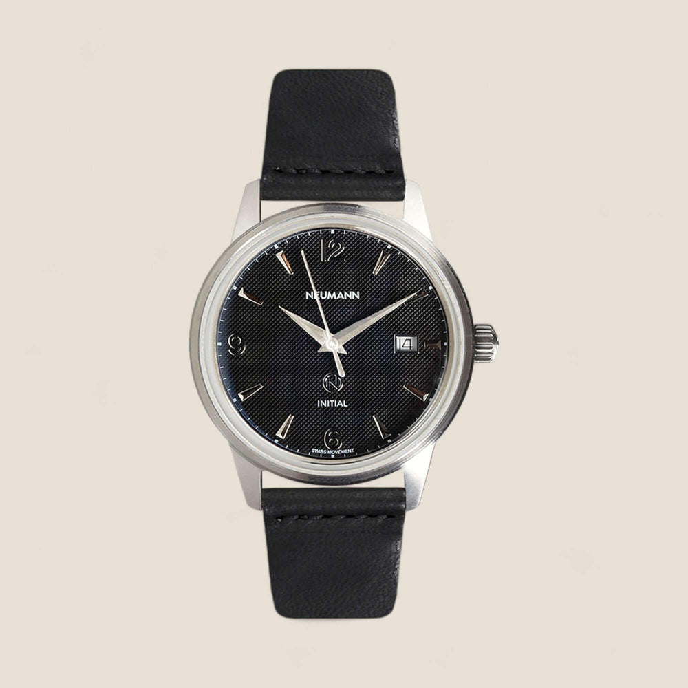 Initial N° 1 | STEEL - BLACK | 40 mm Watch