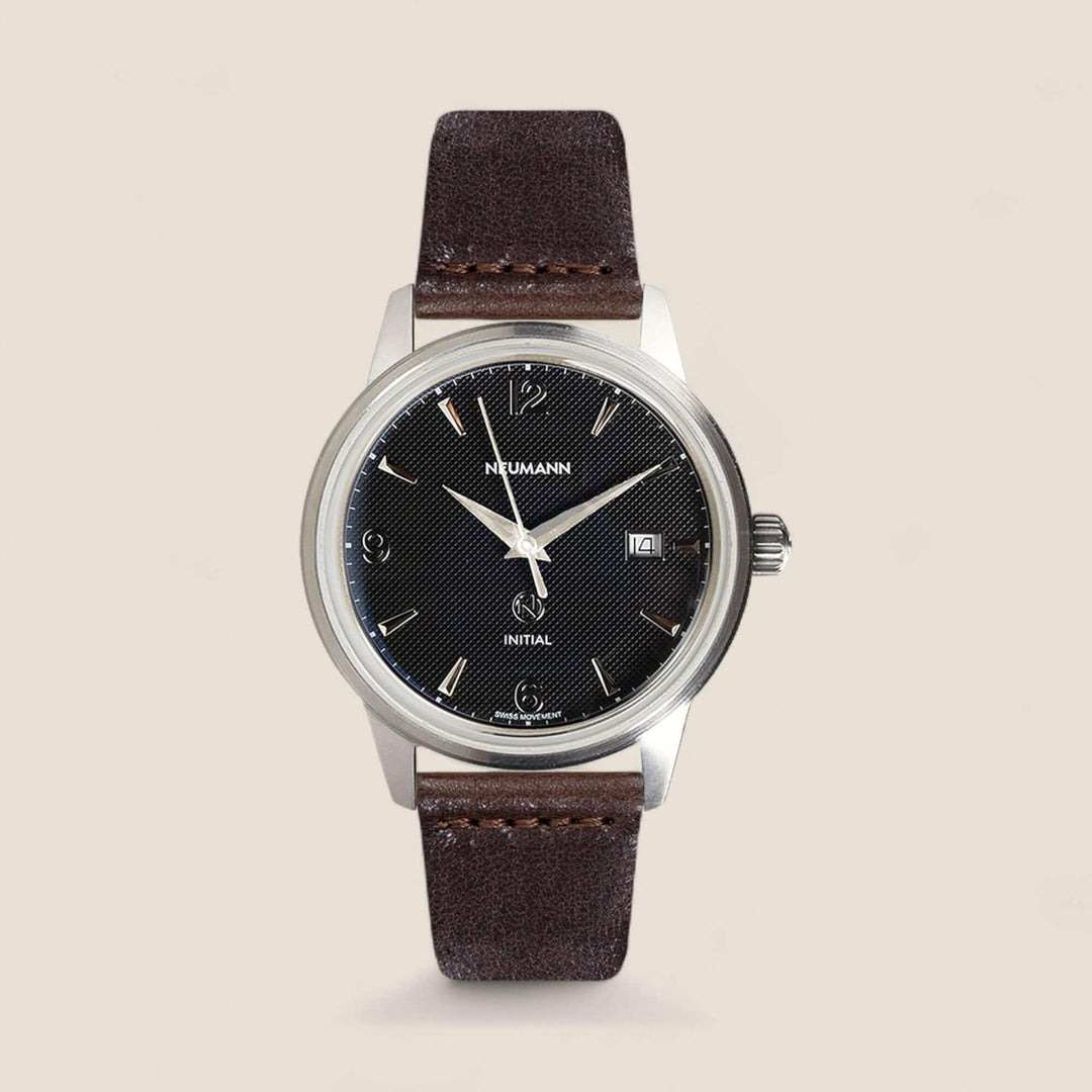 Initial N° 1 | STEEL - BLACK | 40 mm Watch