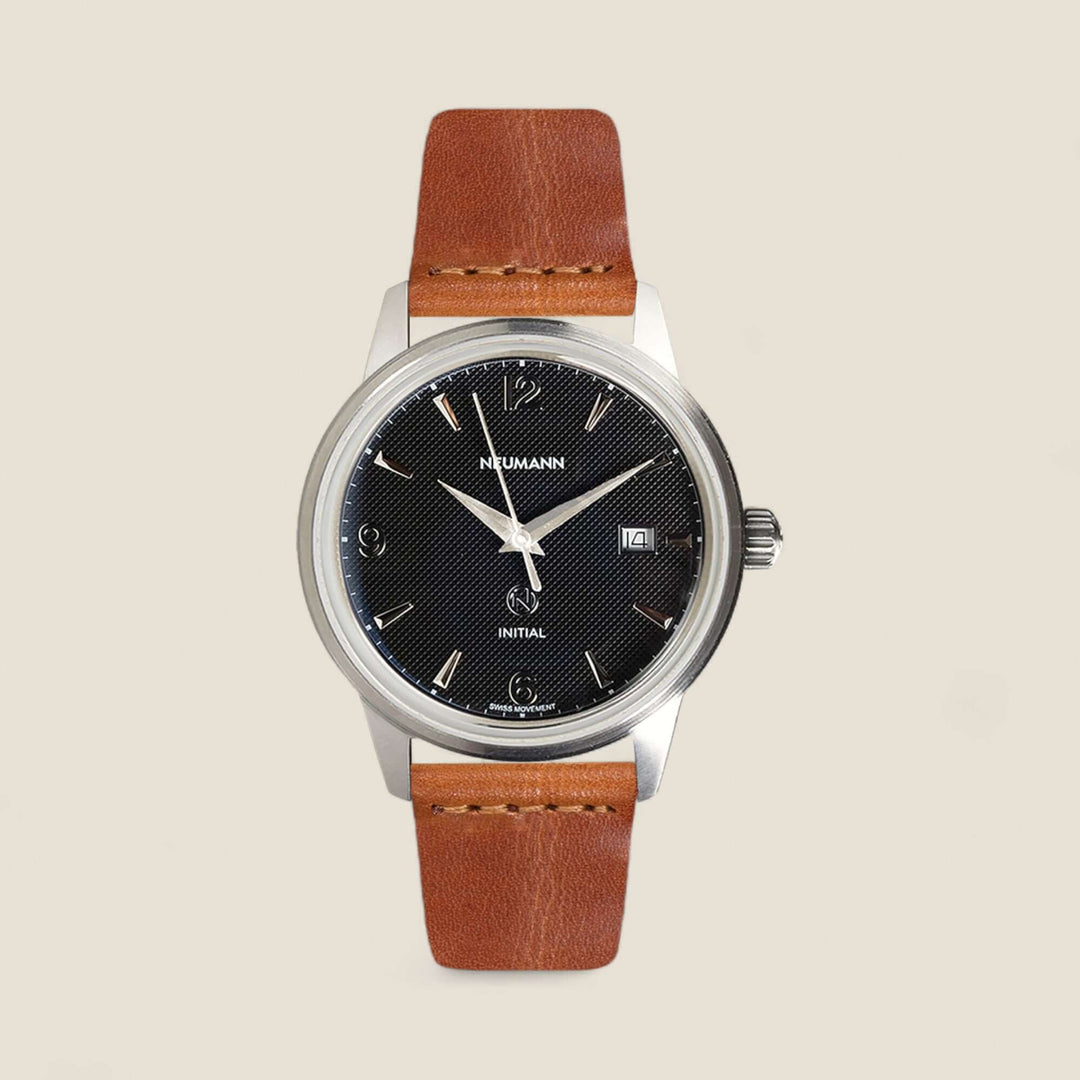Initial N° 1 | STEEL - BLACK | 40 mm Watch